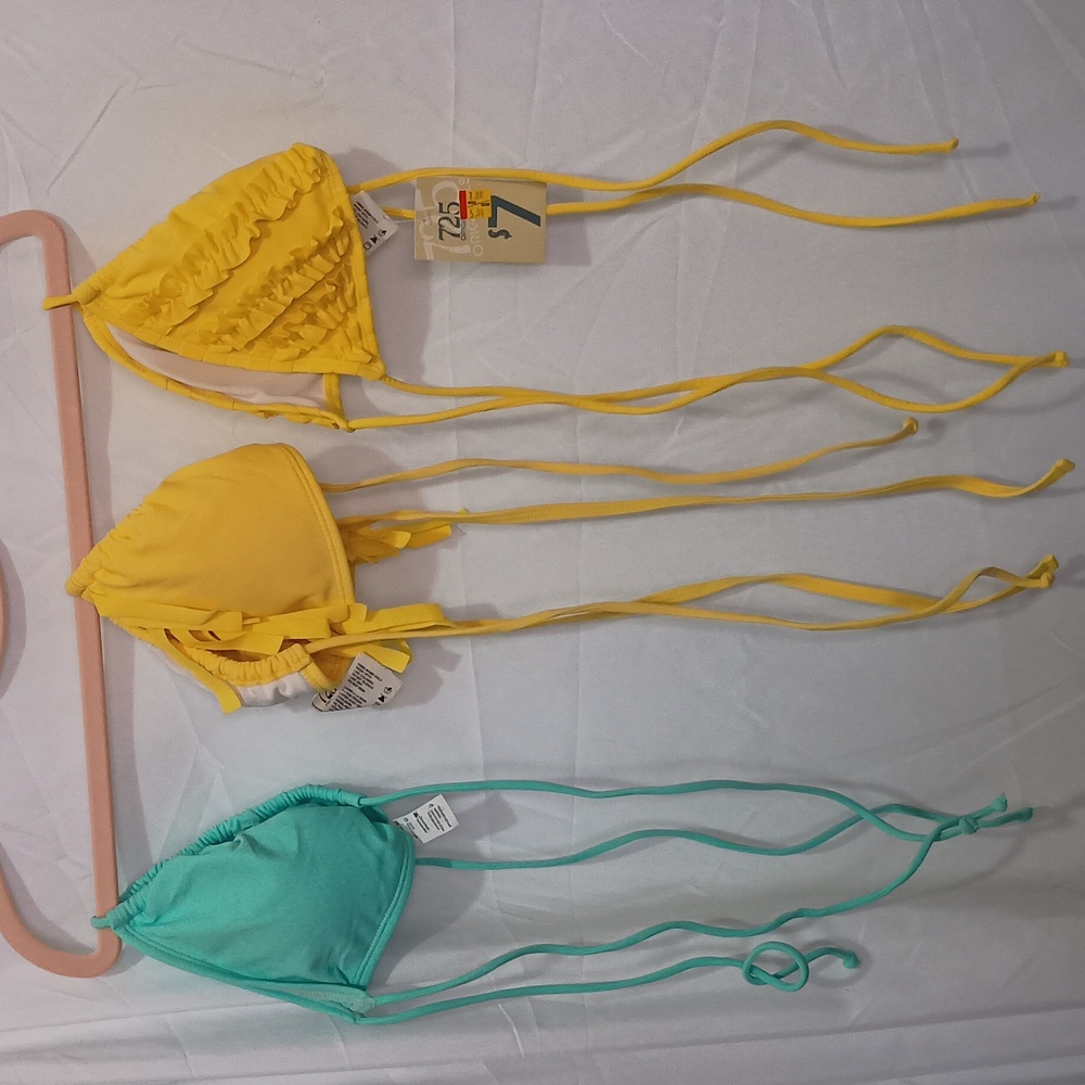 3 Triangle Bikini Top S